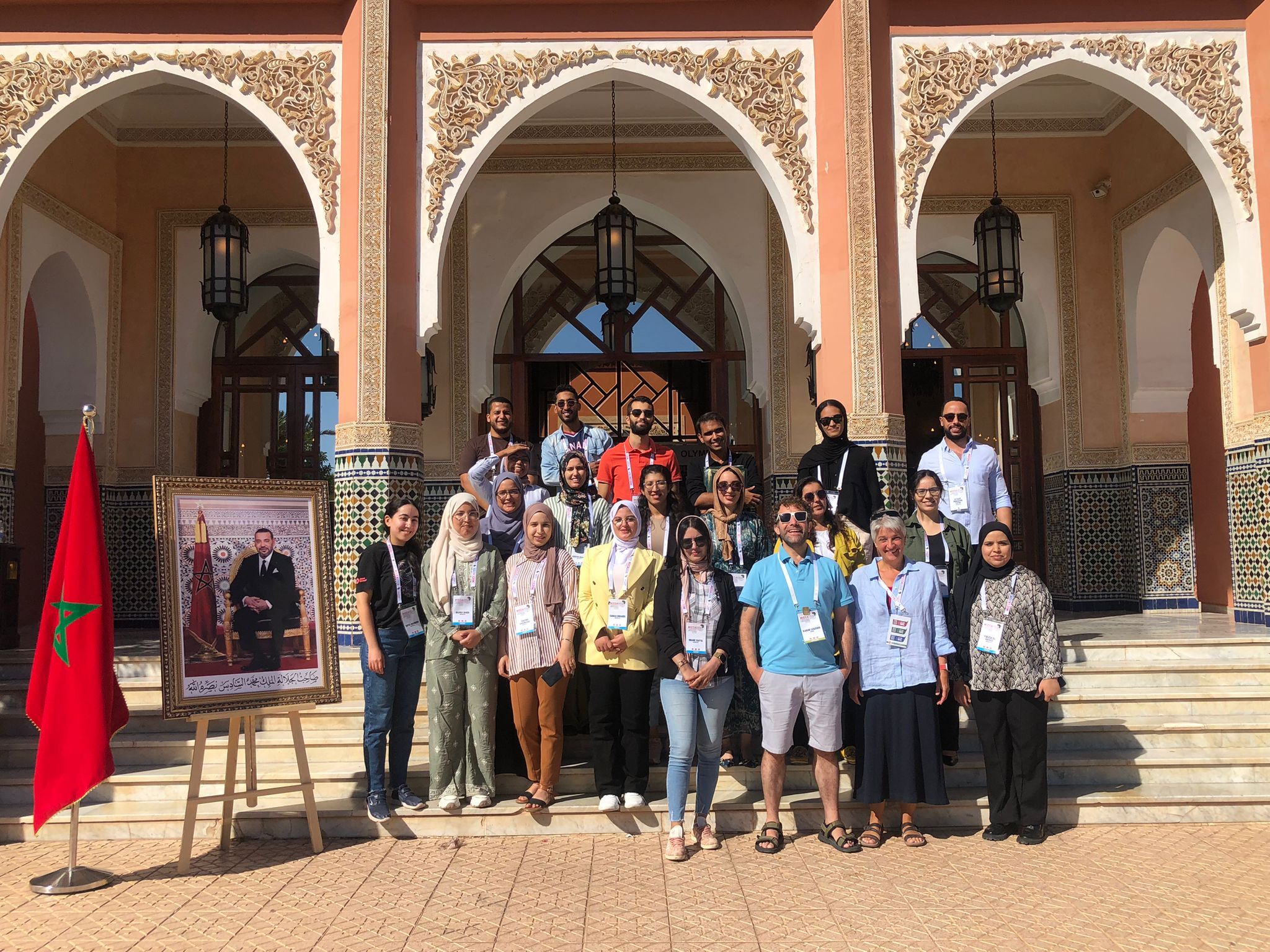 Organising team in Marrakesh